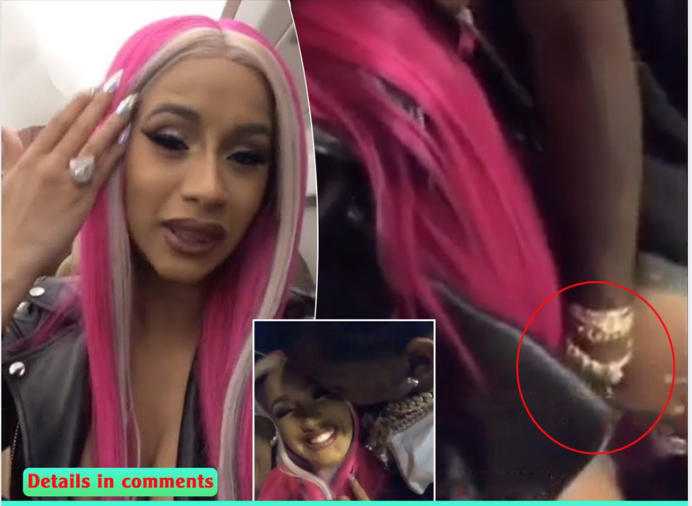 Cardi B Shares R:aunchy Video Of Her Boo, Offset Dipping His Hands In ...